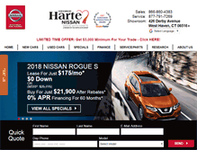 Tablet Screenshot of georgehartenissan.com